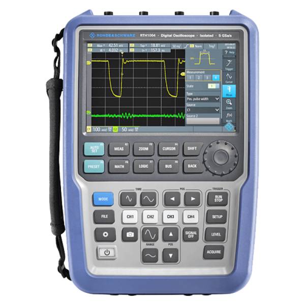 Rohde&Schwarz RTH1004 | Scope Rider Oszilloskop, Hand, 4 Kanal potenzialfrei, USB, LAN 60 MHz, 5 GSa/s, 500 kPts,