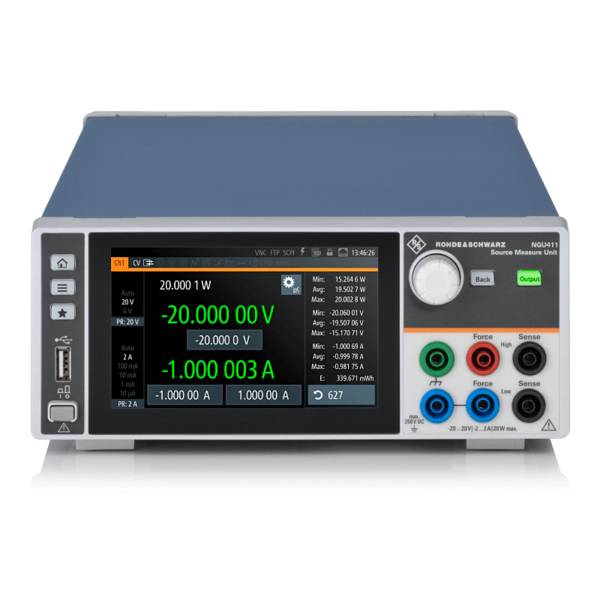 Rohde&Schwarz NGU411 | Vier-Quadrant Source Measure Unit (SMU), 20 W (3639.3763.04)