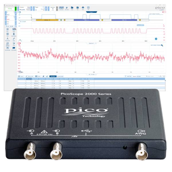 Pico Technology PicoScope 2206B | USB-Oszilloskop, DSO, 2-Kanal, 50 MHz (PQ012)