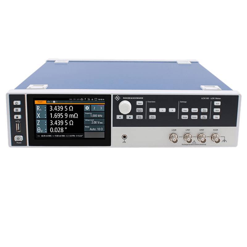 Rohde&Schwarz LCX100 | LCR-Meter, DC, 4 Hz - 300 kHz, 0,05 % Genauigkeit, LAN, USB, optional GPIB (3629.8856.02)-0