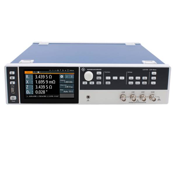 Rohde&Schwarz LCX100 | LCR-Meter, DC, 4 Hz - 300 kHz, 0,05 % Genauigkeit, LAN, USB, optional GPIB (3629.8856.02)