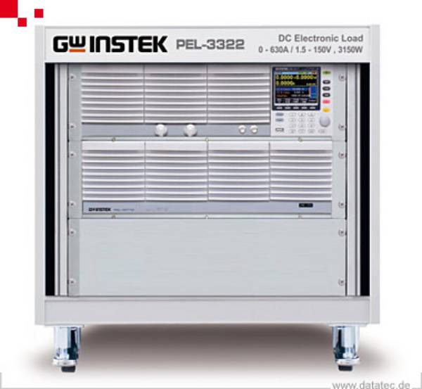GW Instek PEL-3322 | Elektronische Last, im Schrank 150V/630A, 3150W, USB, RS-232