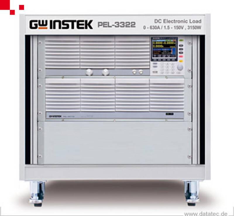 GW Instek PEL-3322 | Elektronische Last, im Schrank 150V/630A, 3150W, USB, RS-232-0