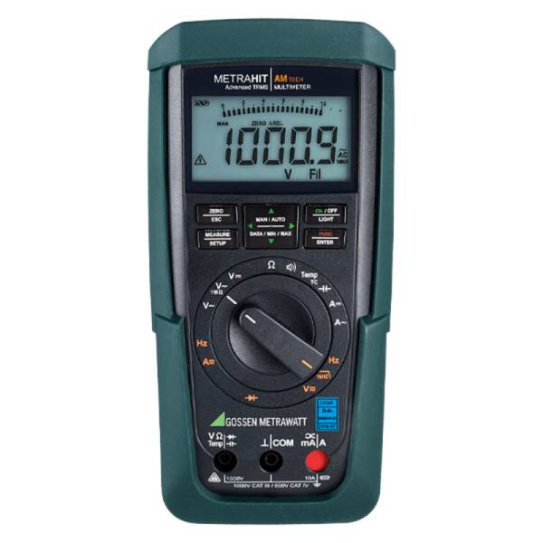Gossen Metrawatt M243E | MetraHit AM TECH+GH Multimeter, Hand 4 ½ Stellen, mit Gummihülle
