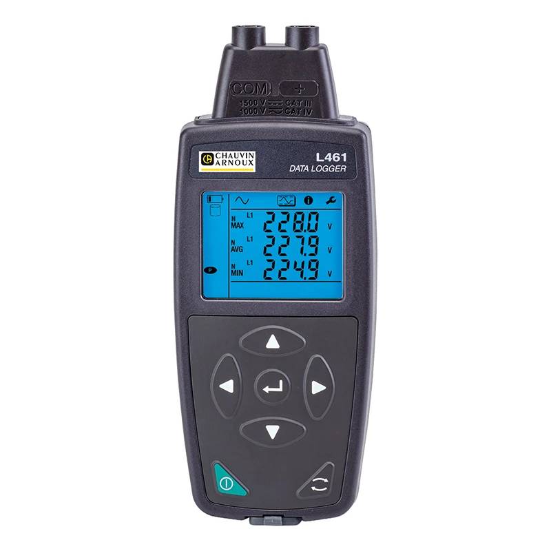 Chauvin Arnoux P01157182 | L461 Spannungsdatenlogger AC und DC, 1 Kanal, Spannung: bis 1000 VAC oder 1500 VDC-0