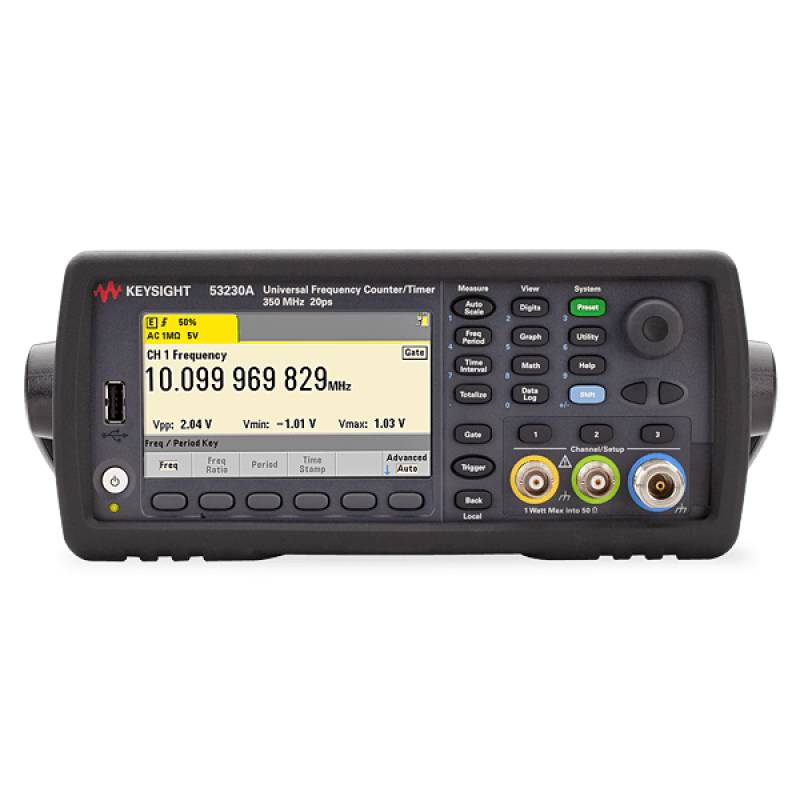 Keysight 53230A | Frequenzzähler (Counter/Timer), DC bis 350 MHz, 2-Kanal, 12 Digits/s, 20 ps-0