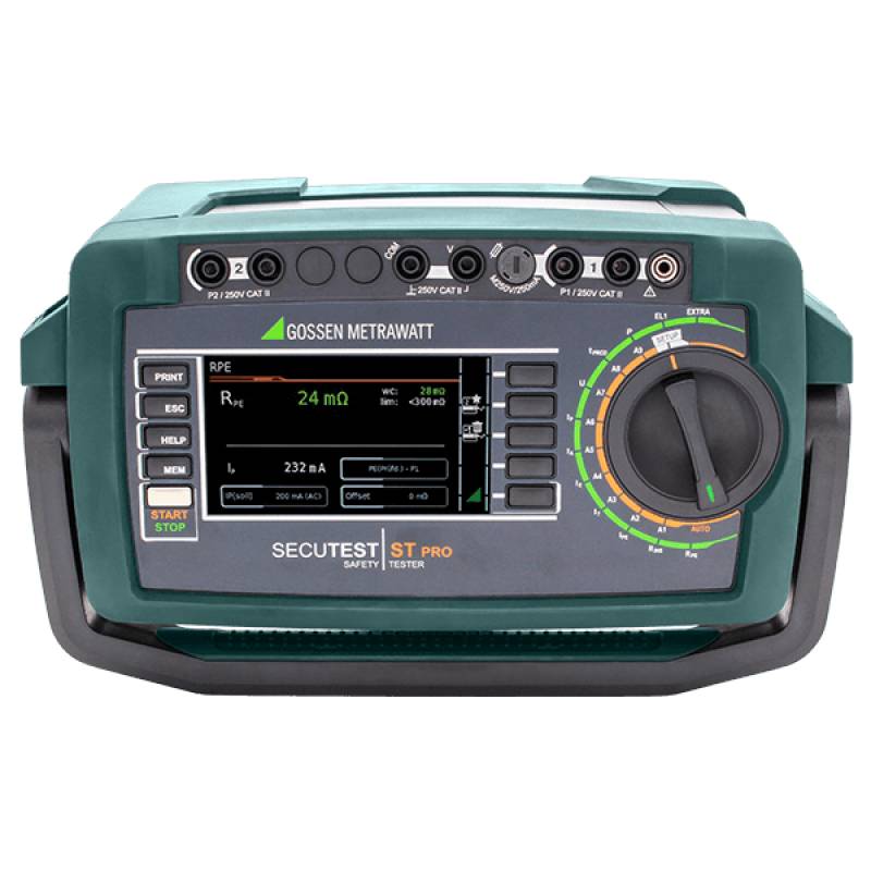 Gossen Metrawatt M707B | Secutest ST PRO Gerätetester, IZYTRONIQ, VDE 0701 / 0702 / 0751/0544-4 Prüfgerät, USB-0