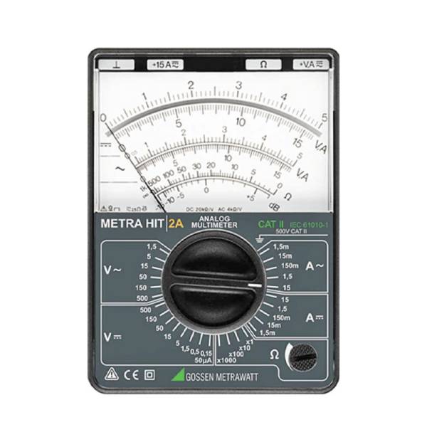 Gossen Metrawatt M101A | Multimeter, Analog Metrahit 2A 500 V CAT II, 15 A