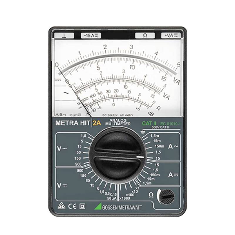 Gossen Metrawatt M101A | Multimeter, Analog Metrahit 2A 500 V CAT II, 15 A-0