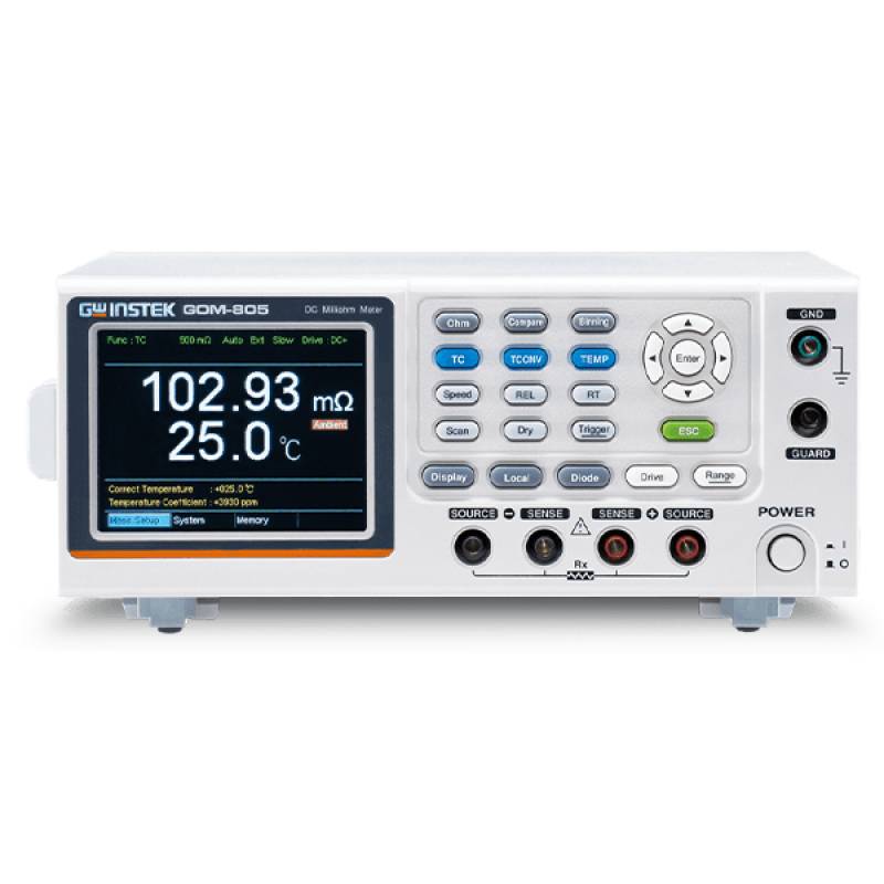 GW Instek GOM-805 | Milliohm-Meter, Digital, Tisch 5-stellig, RS-232, GPIB, USB-0