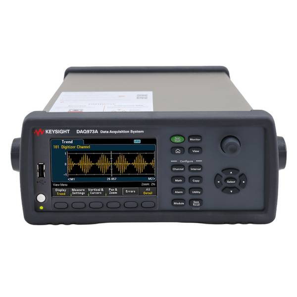 Keysight DAQ973A | Datenlogger (DAQ System), modular, Grundgerät, USB, LAN, GPIB, 3-Slot, integr. 6 ½ DMM