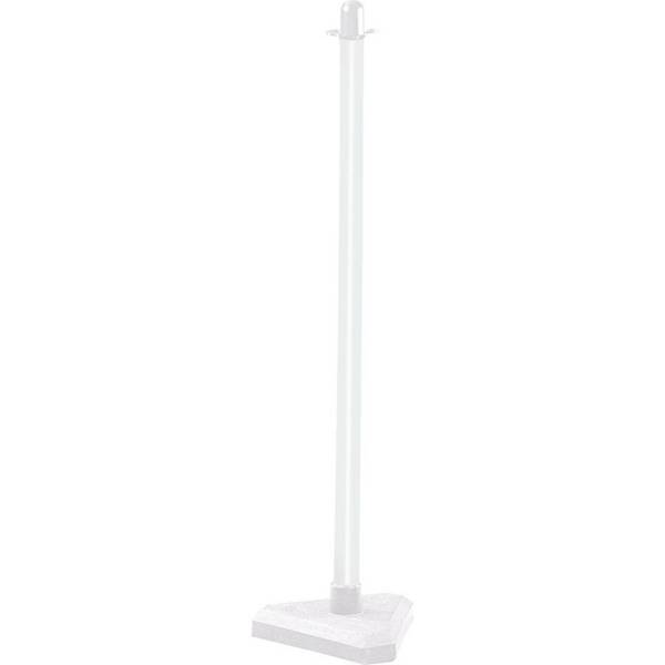 Einzelkettenständer Intern Medi, mit Standfuß, weiß, Kunststoff,900mm