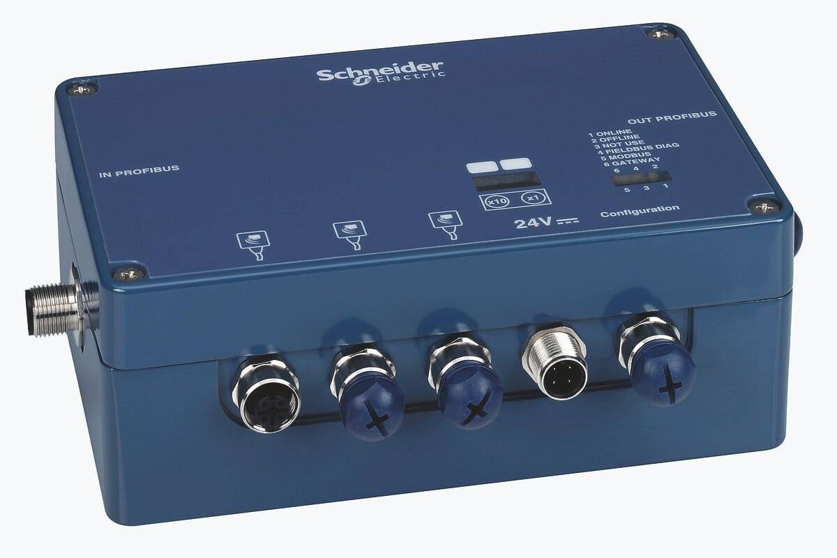 SE XGSZ33PDP Rfid Profibus DP Anschlussbox Met 3X M12