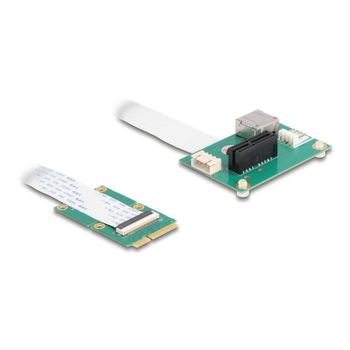 Delock Konverter Mini PCIe Stecker> PCI Express x1 Kabel-1