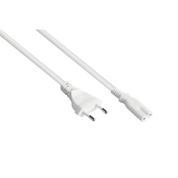 Euro-Netzkabel Typ C auf C7 Euro 8 Buchse...
