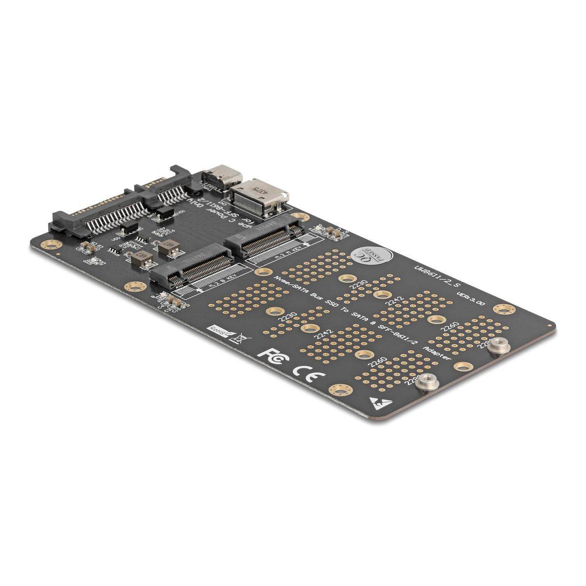M.2 NVMe/SATA SSD Konverter zu OCuLink...-3