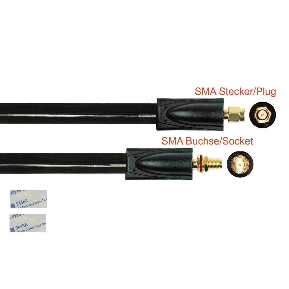Koaxial HF Fensterdurchführung SMA...-1