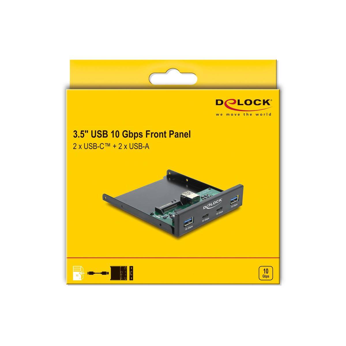 3.5″ USB Frontpanel: 2x USB-C + 2x USB-A,...-4