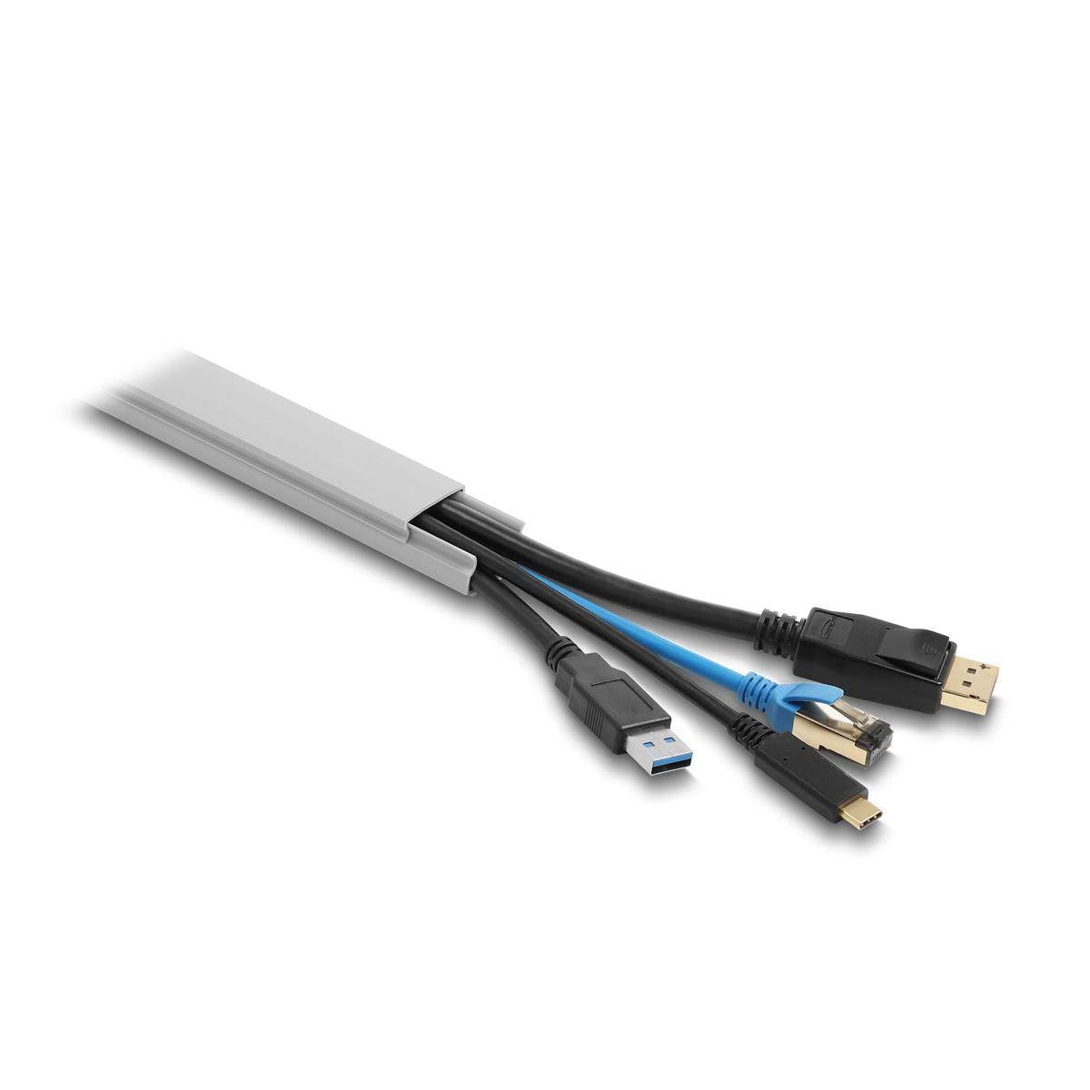 Delock Kabelkanal selbstklebend mit Schiebedeckel 24 x-2