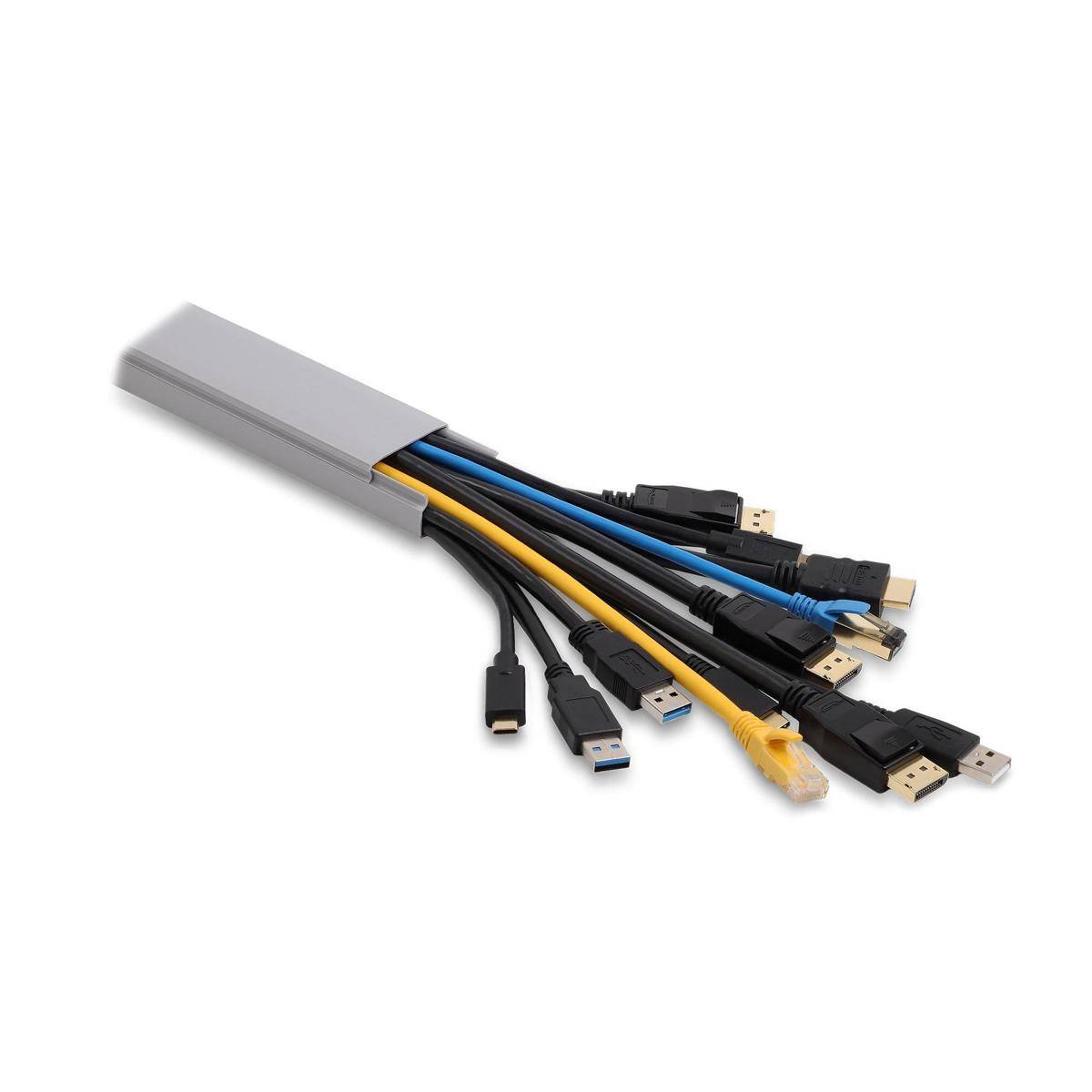 Delock Kabelkanal selbstklebend mit Schiebedeckel 40 x-3