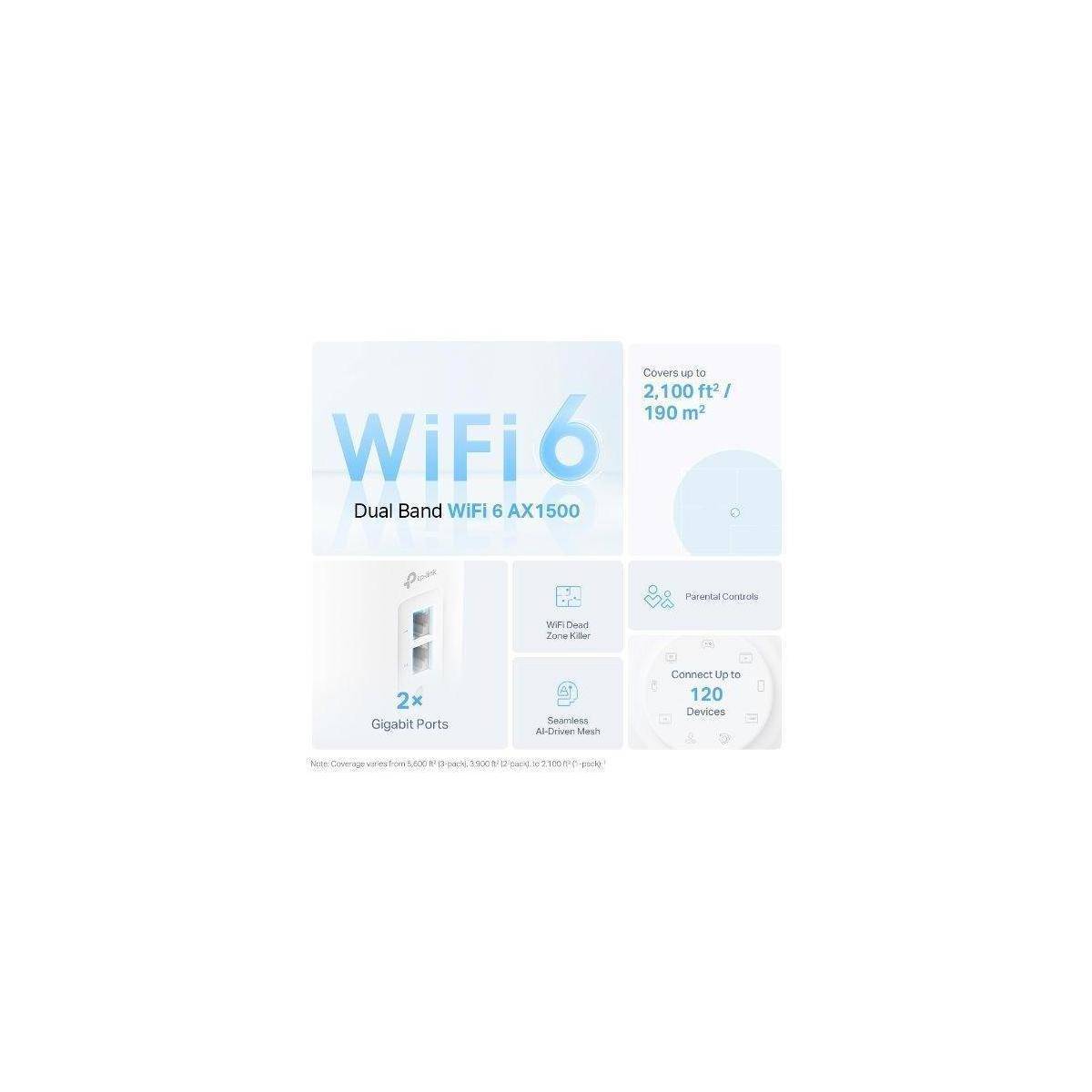Mesh Wi-Fi 6 System 2er Pack – WLAN im...-1