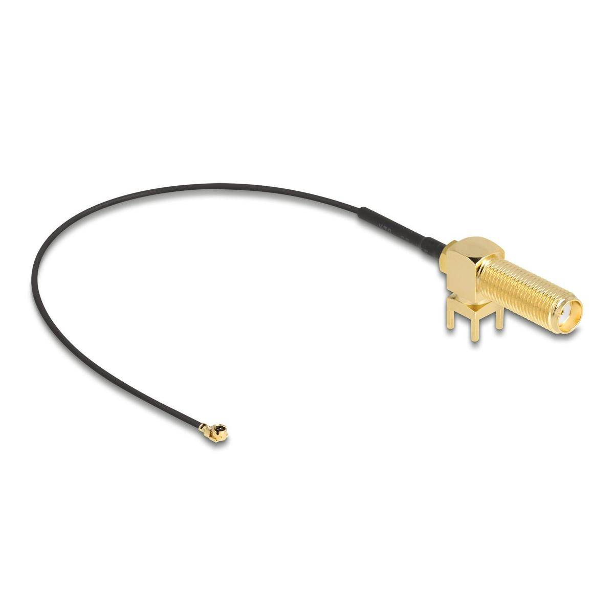 SMA 90° Antennenkabel PCB zu I-PEX MHF I, 15 cm-1