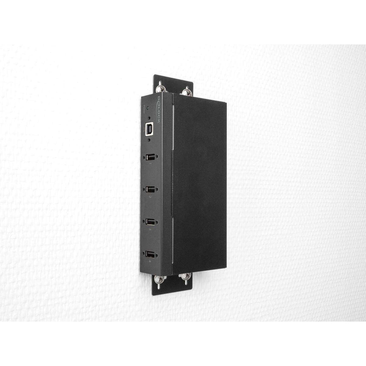 Delock Hub - mit 15 kV ESD-Schutz - 4 x USB-2