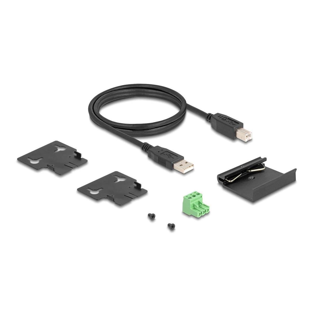 Delock Hub - mit 15 kV ESD-Schutz - 4 x USB-3