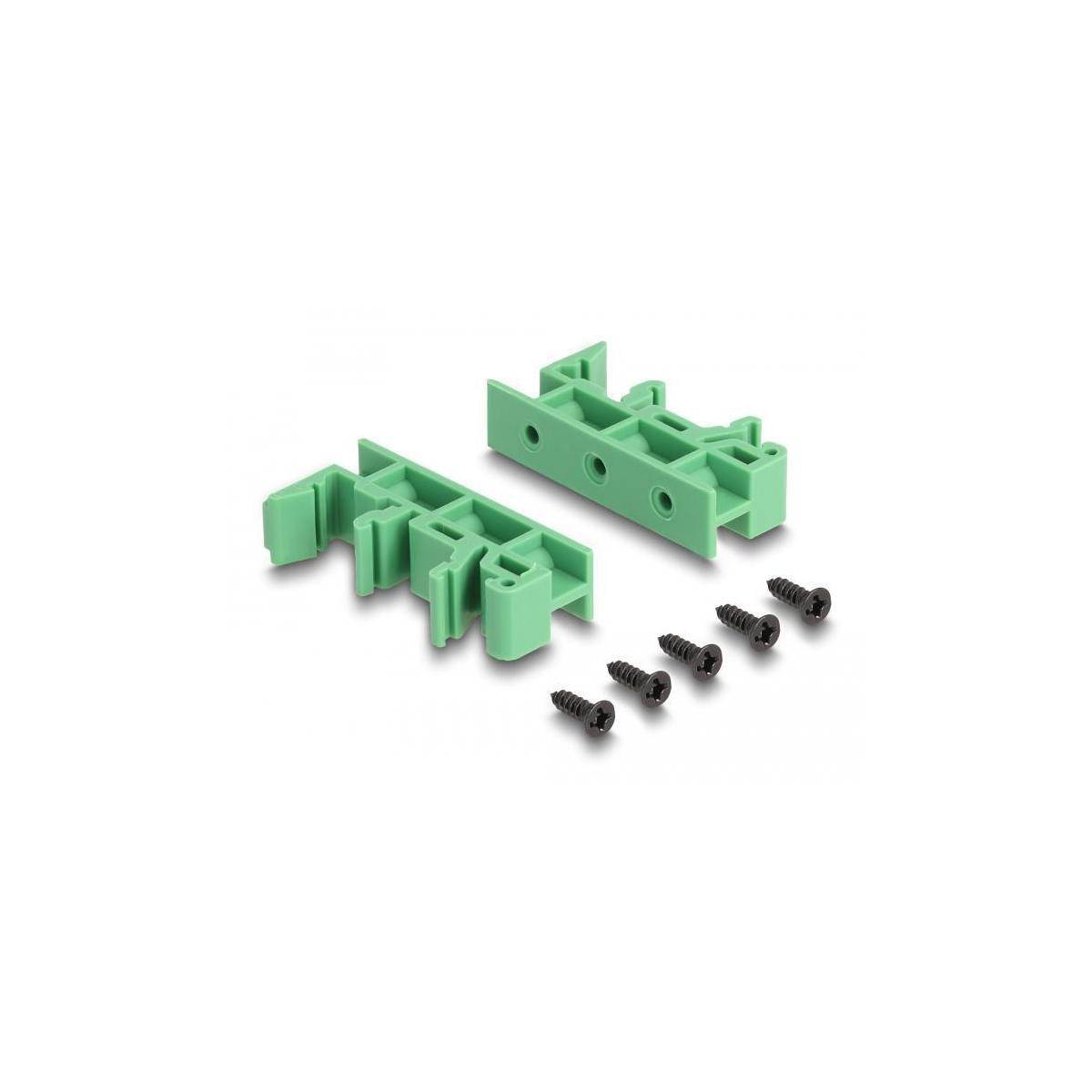 Delock D-Sub 15 Pin Stecker zu Terminalblock für Hutschiene 15-polig-2