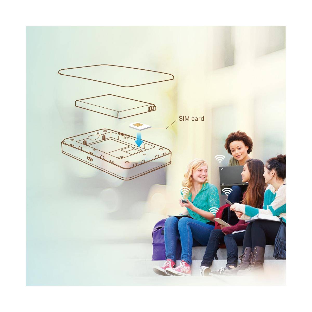 Mobiler 4G/LTE WLAN Router mit Akku und...-3