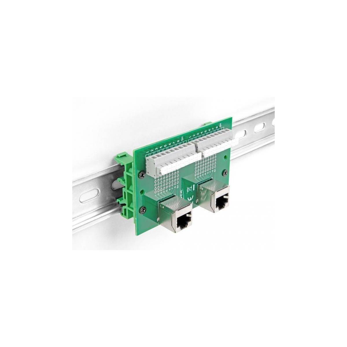 RJ45 Adapter 2xBuchse zu 2xTerminalblock...-2
