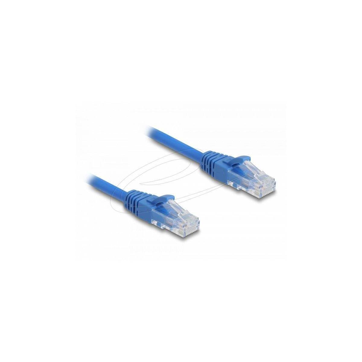 RJ45 Spiralkabel Cat.6 UTP 1,3–3,3m Blau-1
