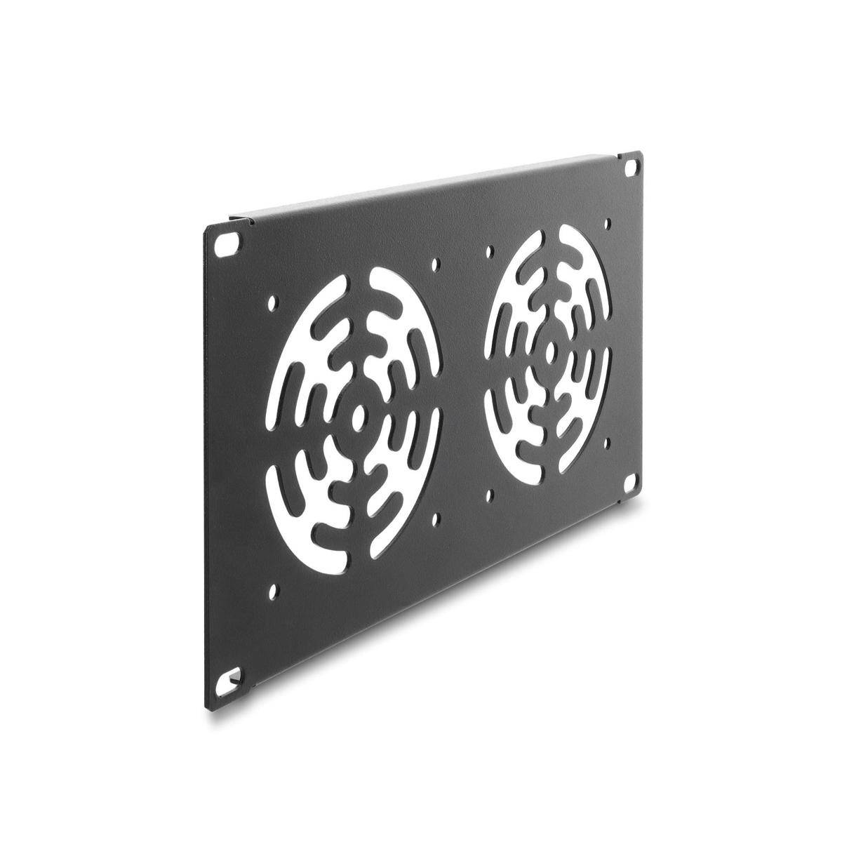 10″ Rackblende 3HE für 3x 92mm Lüfter,...-1