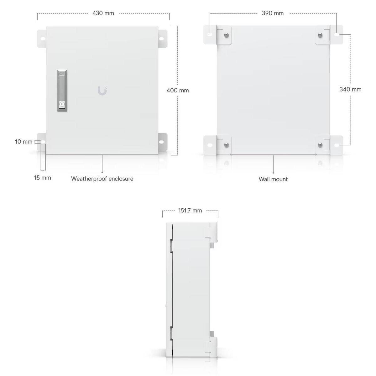 Abzweigungsgehäuse für UniFi Access Hubs-1