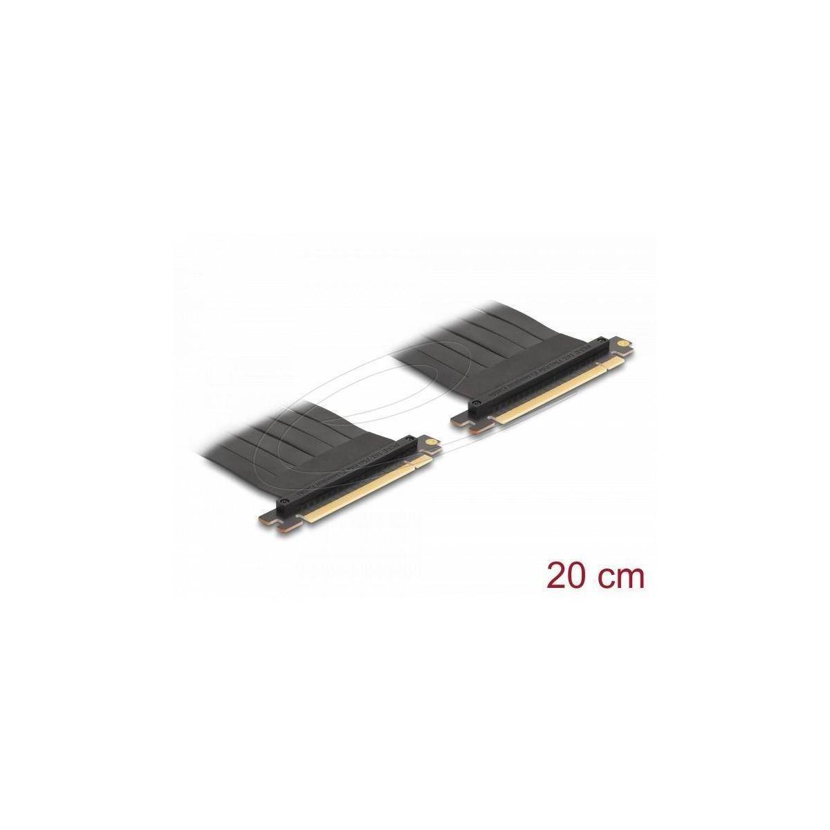PCIe 3.0 Riser Karte x16 zu x16 mit Kabel...-1