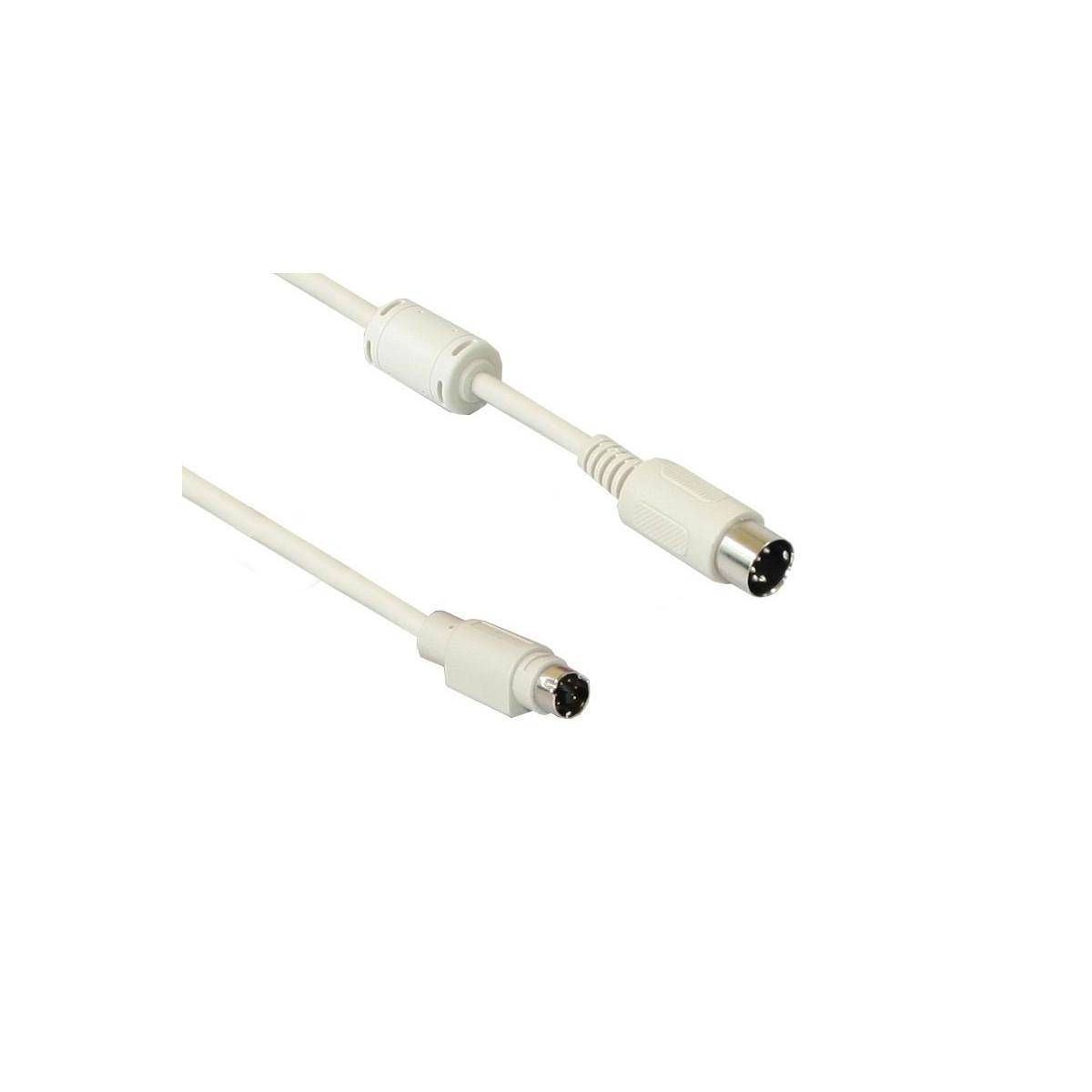 Tastaturadapterkabel Mini DIN 6 an DIN-5, 1,63 m-0