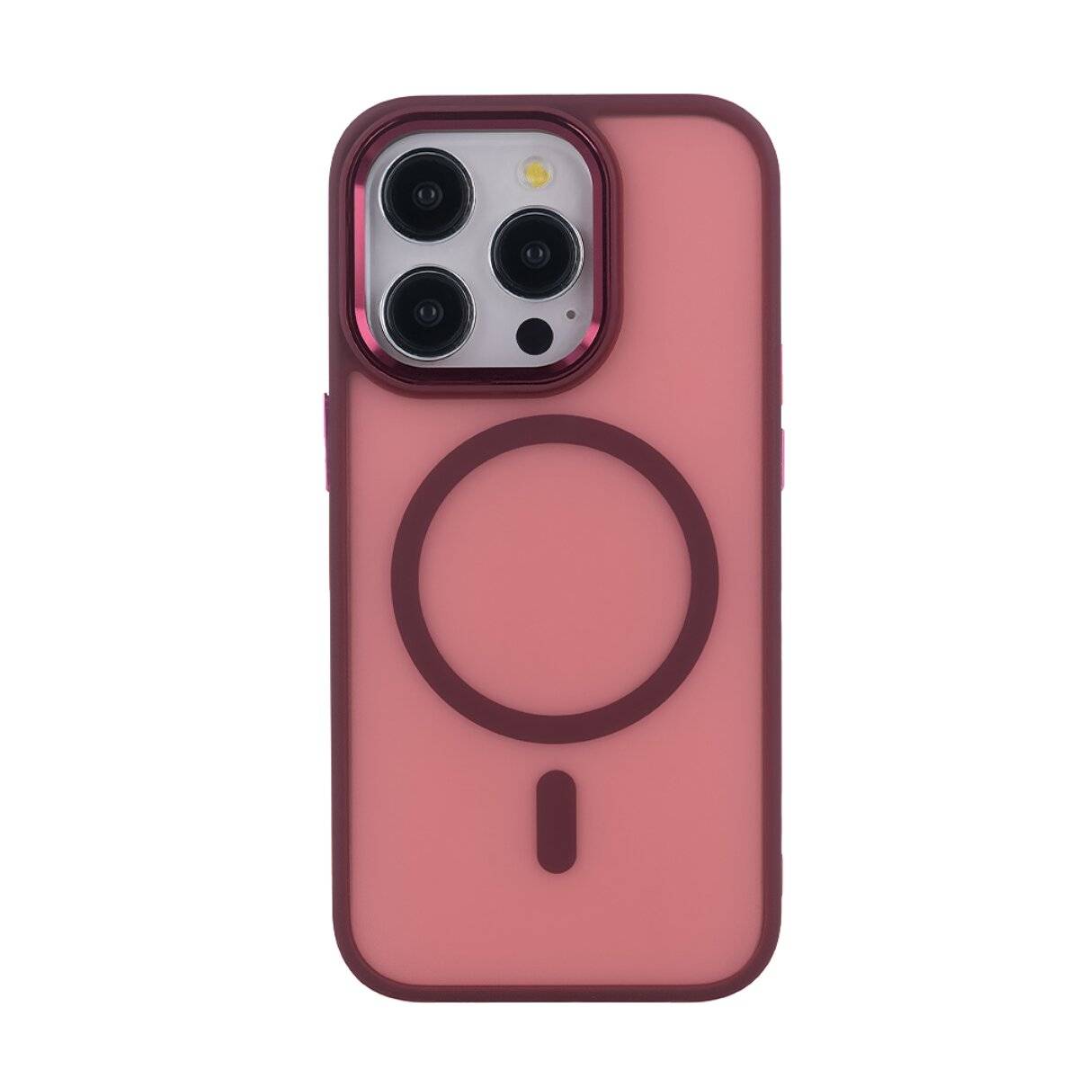 Frozen Mag Kompatibel mit iPhone 18 Pro / 17 Pro Rot mit open Ring-2