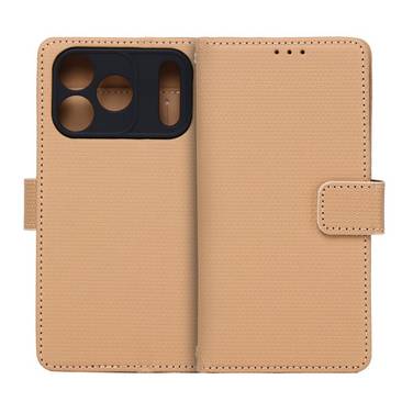 Wallet Smart Triangle Kompatibel mit iPhone 18 Pro / 17 Pro Braun