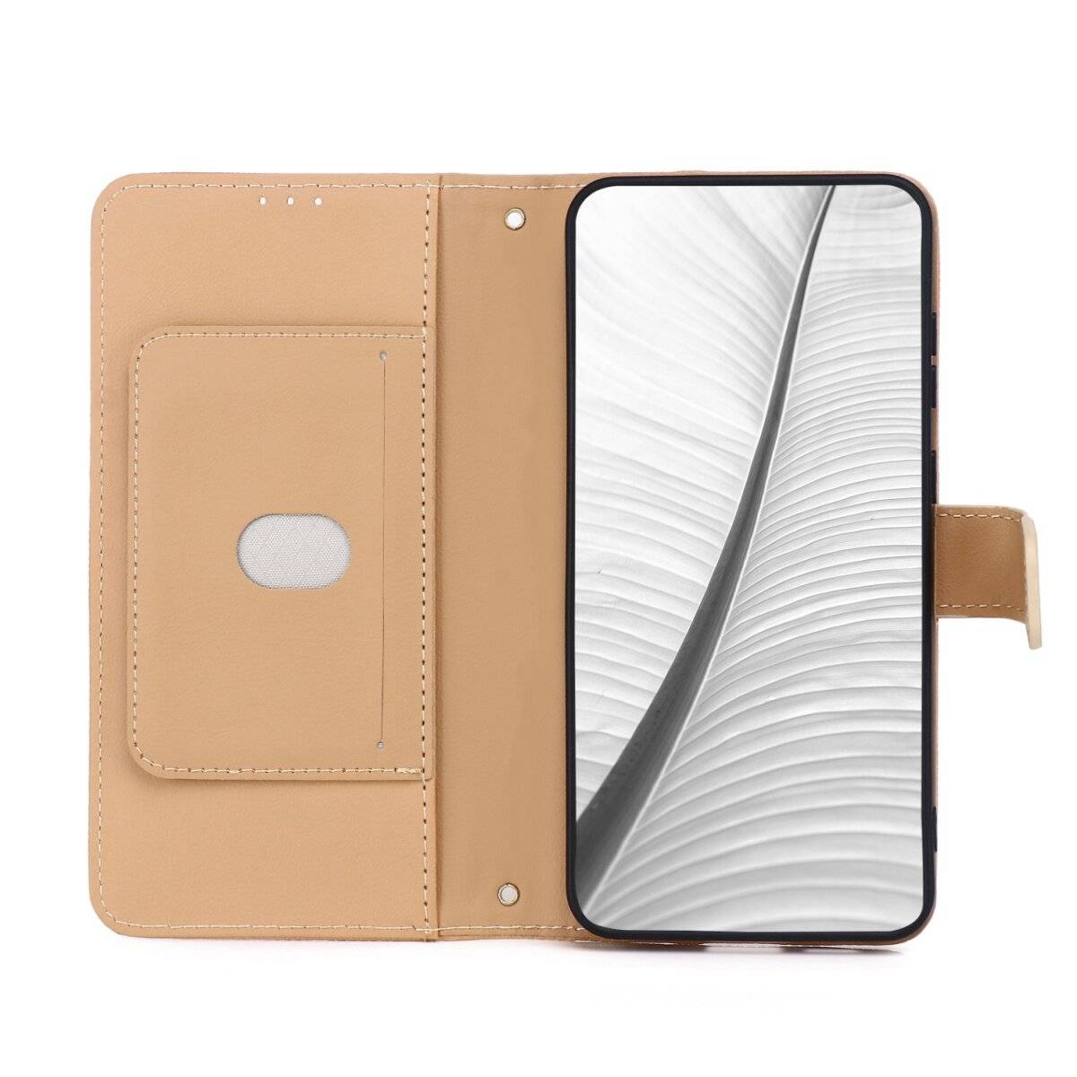 Wallet Smart Triangle Kompatibel mit iPhone 18 Pro / 17 Pro Braun-1