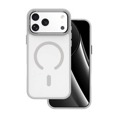 Frozen Mag Kompatibel mit iPhone 18 Pro Max  / 17 Pro Max  Grau mit