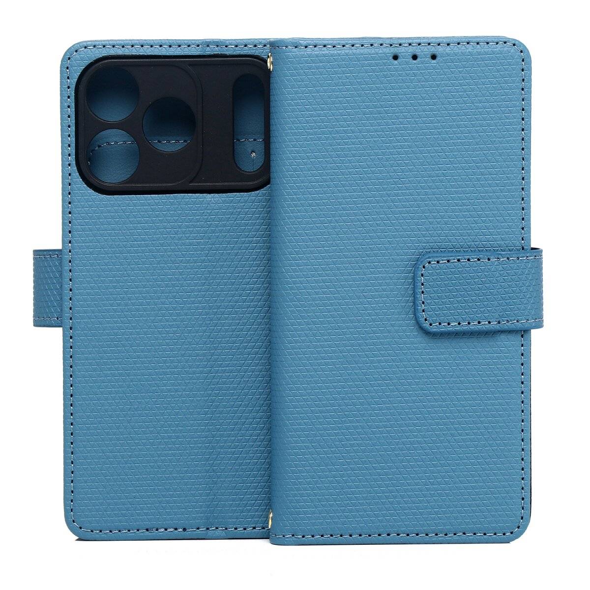 Wallet Smart Triangle Kompatibel mit iPhone 18 Pro / 17 Pro Blau-0