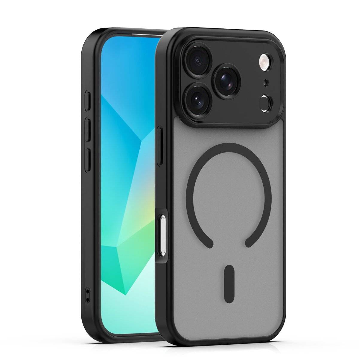Mag Matt Kompatibel mit iPhone 18 Pro Max / 17 Pro Max Schwarz-0