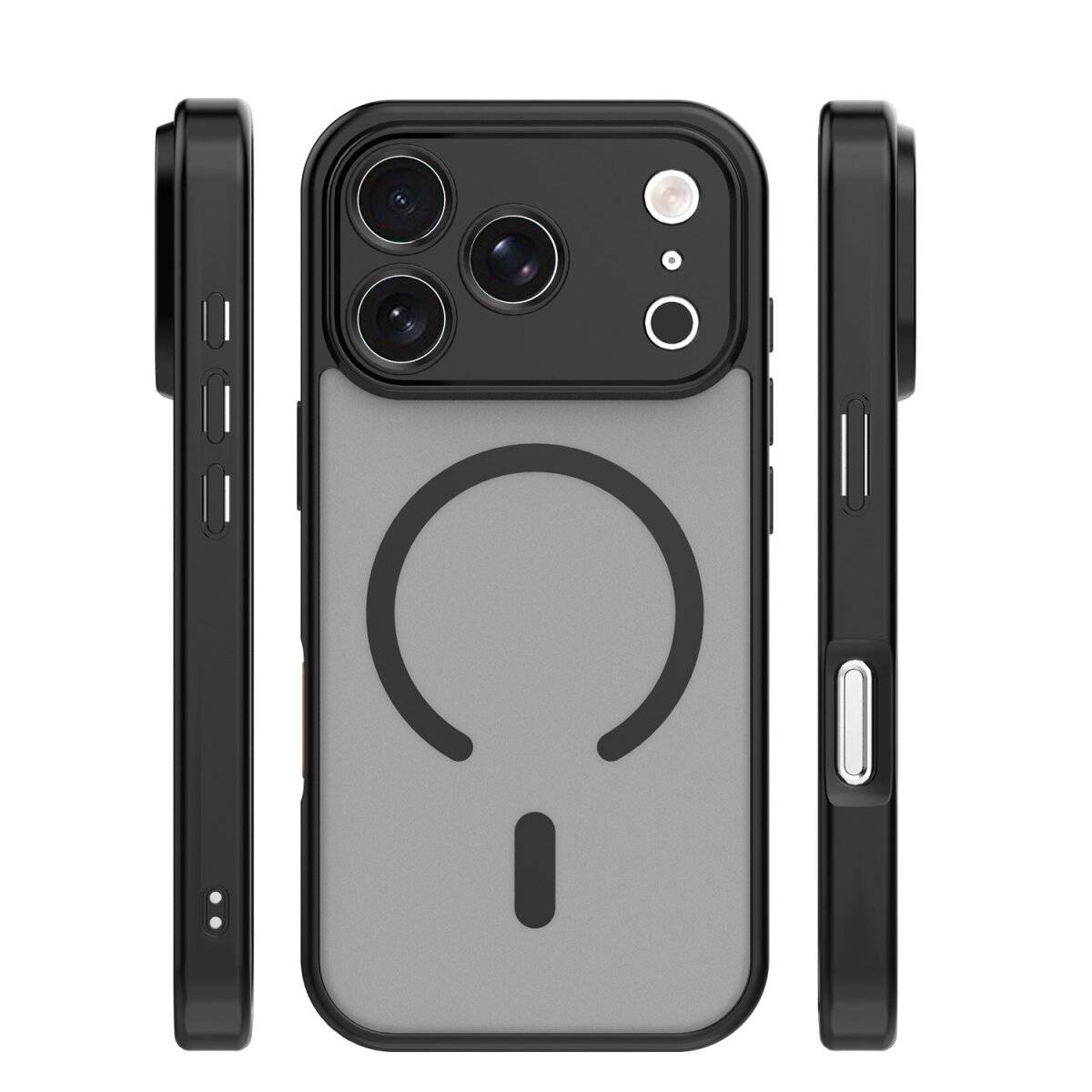 Mag Matt Kompatibel mit iPhone 18 Pro Max / 17 Pro Max Schwarz-1