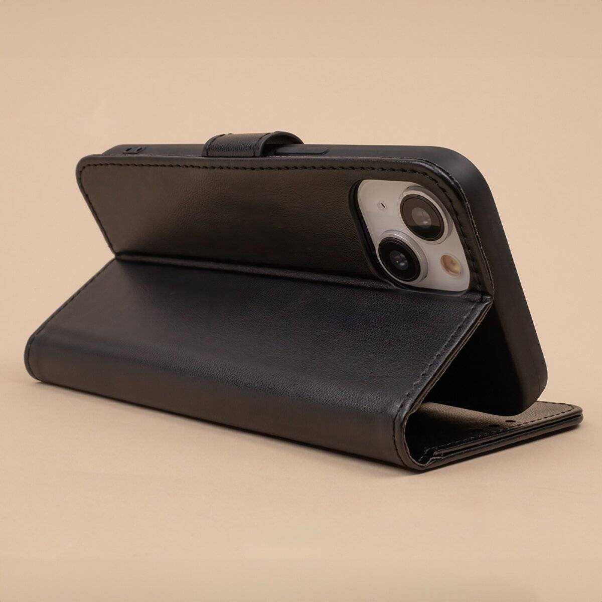 Wallet Smart Classic Kompatibel mit iPhone 18 Pro / 17 Pro Schwarz-3