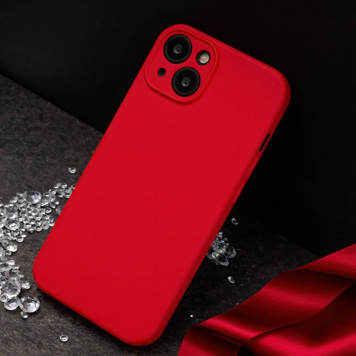 Silikon Kompatibel mit iPhone 18 Pro / iPhone 17 Pro Rot-4