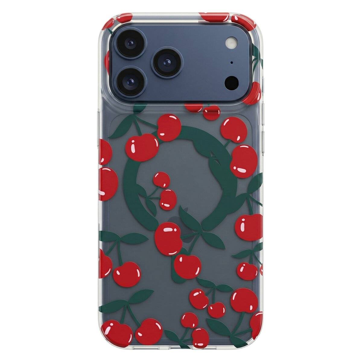 Cherry Mag Kompatibel mit iPhone 18 Pro / 17 Pro Transparent-1