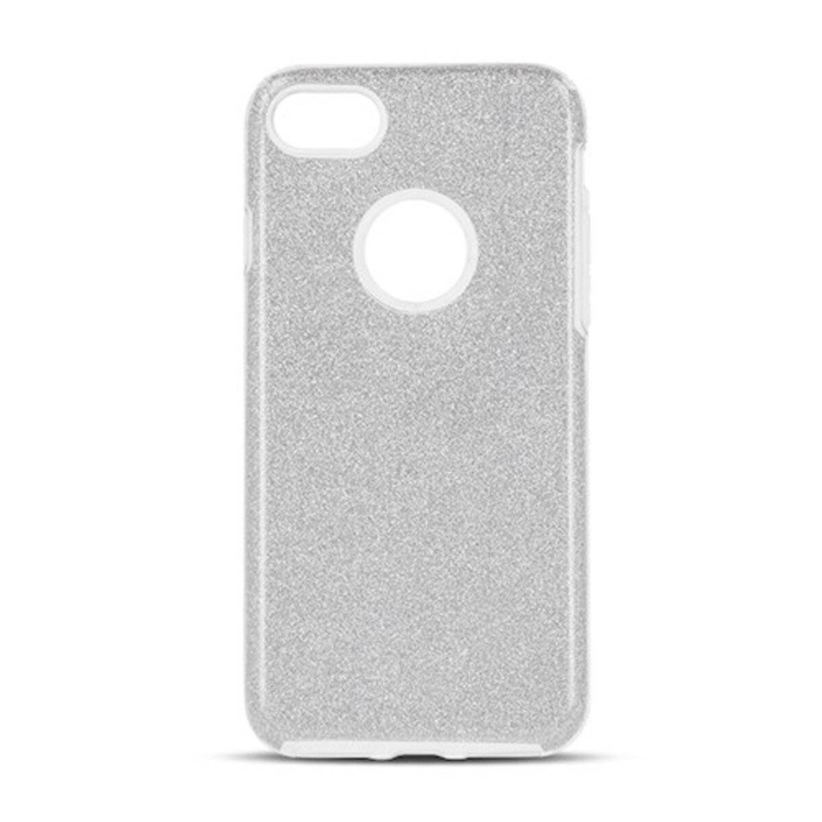 Glitter 3-in-1 Kompatibel mit iPhone 18 Pro / 17 Pro Silber-1