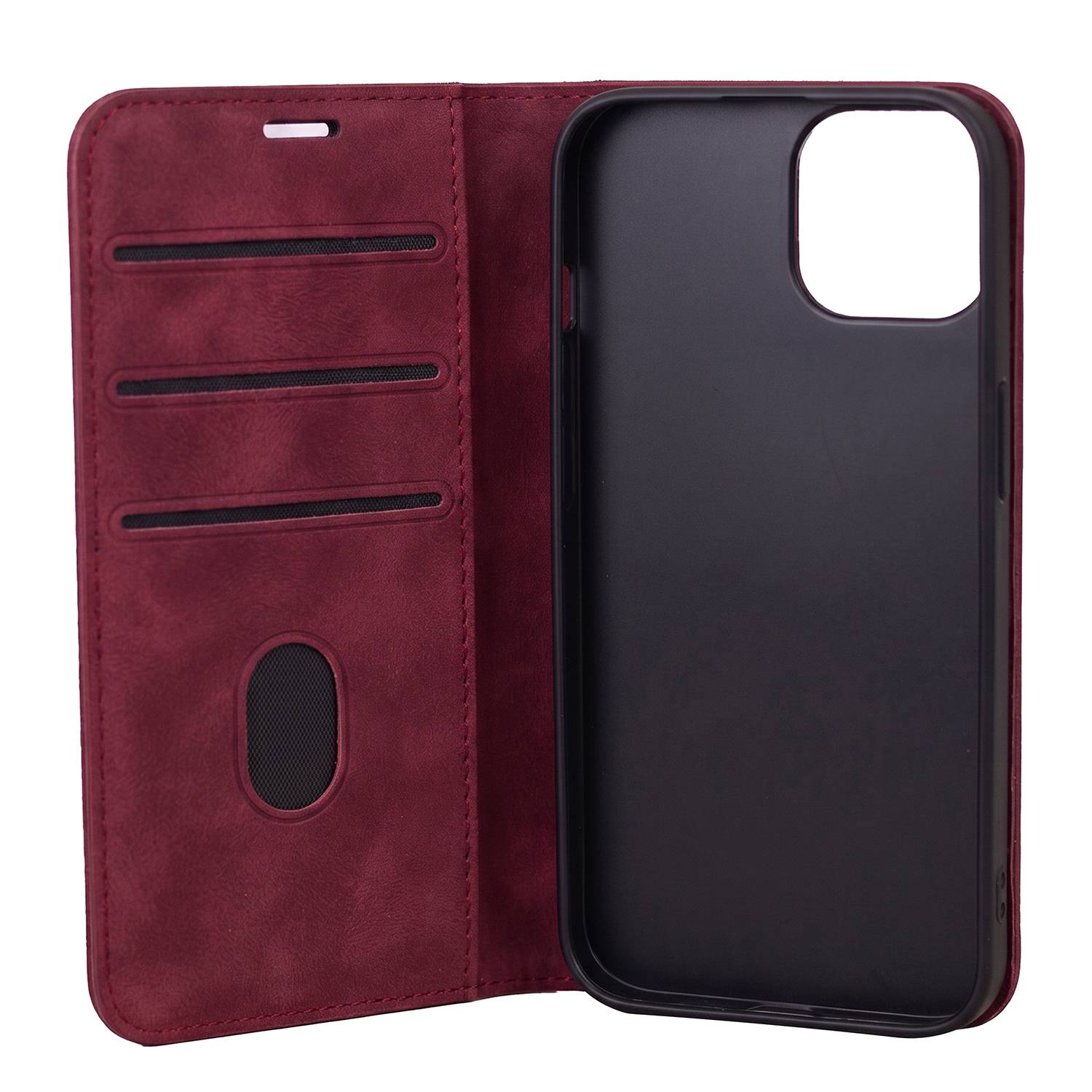 Wallet Smart Suede Kompatibel mit iPhone 18 Pro Max / 17 Pro Max-2