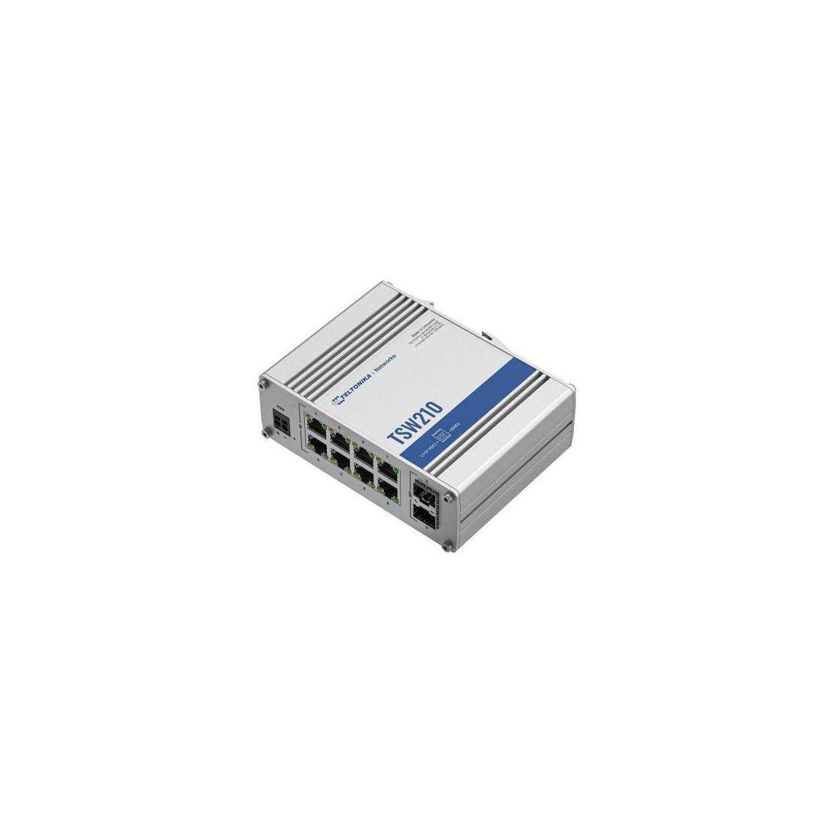 Industrie Gigabit Switch 8-Port, 2x SFP,...