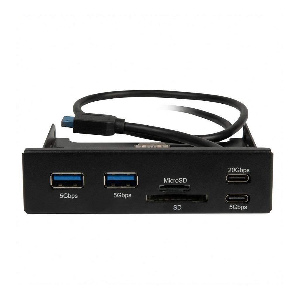 Inter-Tech AC Card Argus CI-22 3.5'' intern USB C - Card-Reader - Secure Digital (SD)-0